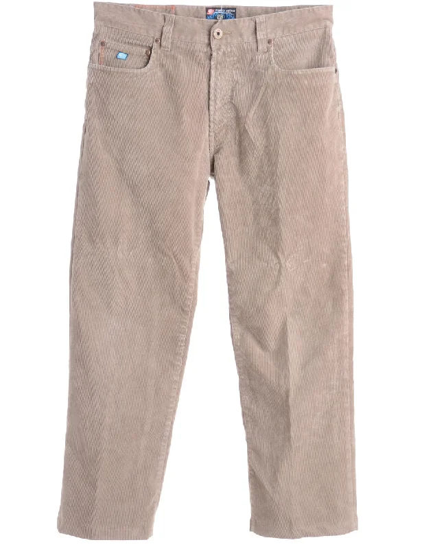 Label Harry Corduroy Trousers Trousers Summer Linen