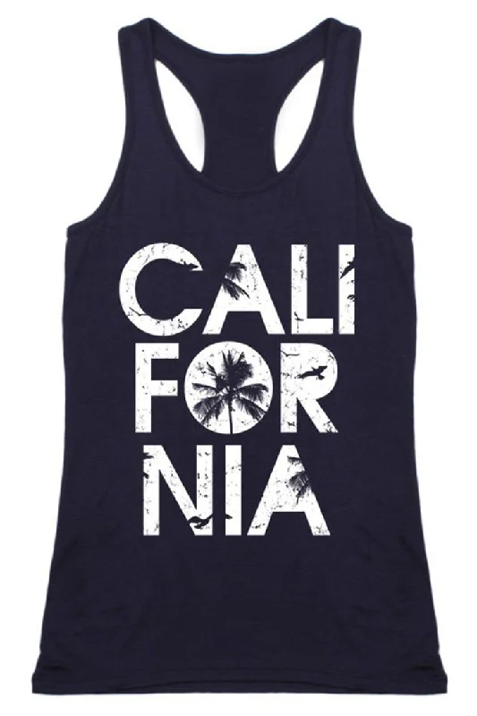 California Racerback Tank Top playful tank top