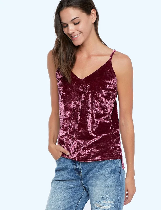 Day or Night Velvet Tank flirty tank top