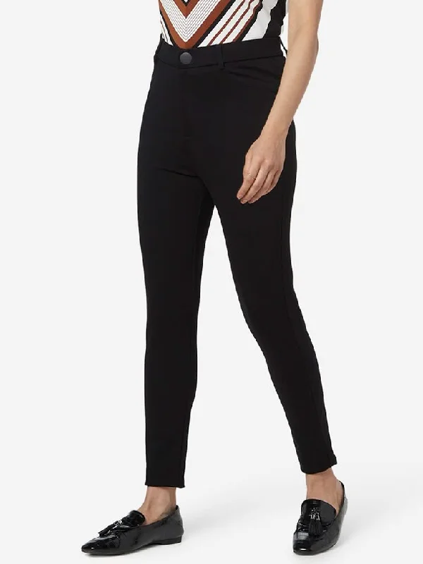 Wardrobe Black Orion Trousers Trousers Solid Black