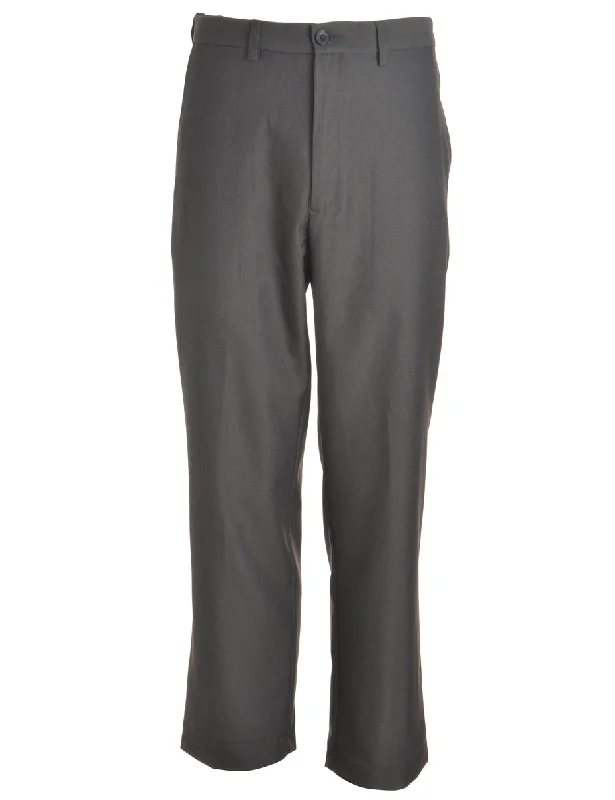 Reworked Lewis Cropped Smart Trousers - W34 Trousers fashionable chic