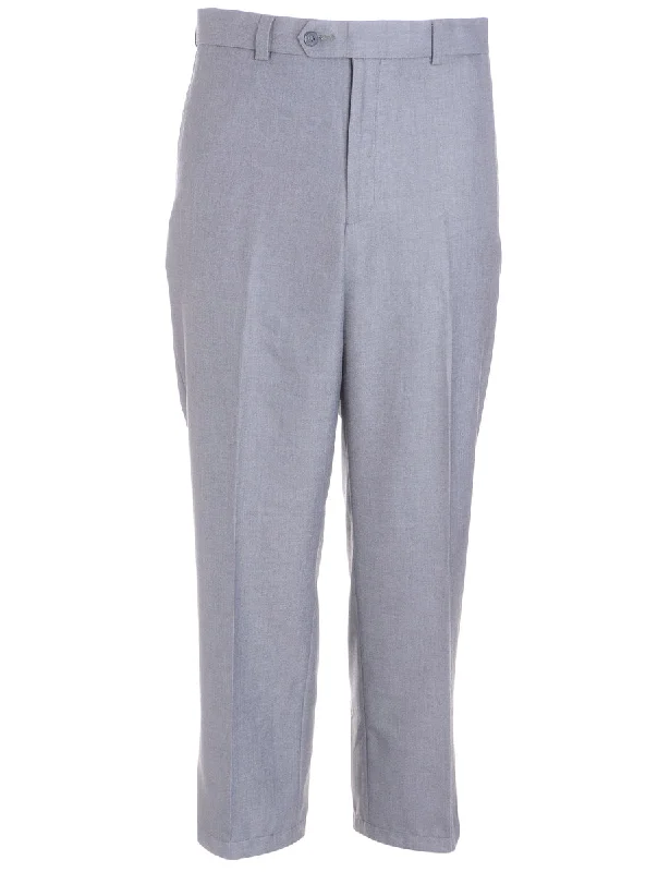 Label Lewis Cropped Smart Trousers Trousers Essential Wardrobe