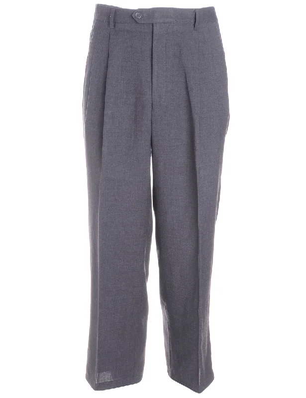 Label Lewis Cropped Smart Trousers Trousers sophisticated sleek