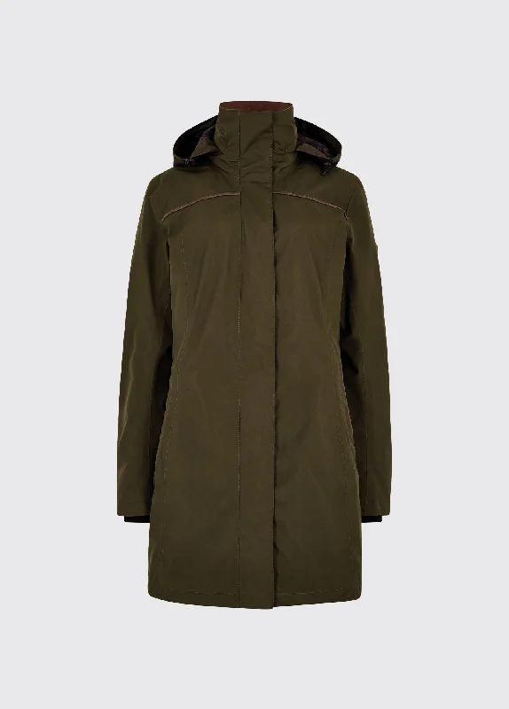 Beaufort GORE-TEX Travel Coat - Olive Coat Overcoat Trench Coat