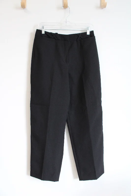 Larry Levine Sport Black Trouser Pants | 10 Petite Trousers sophisticated sleek