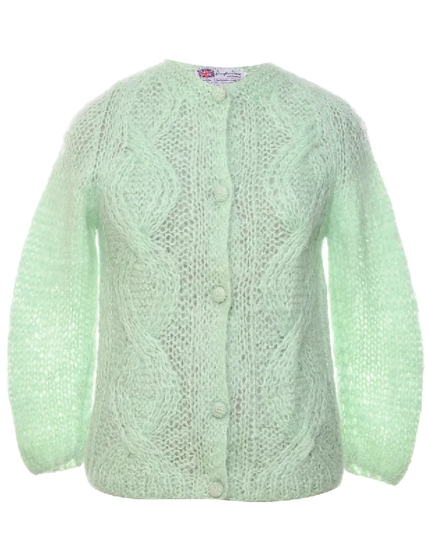 Cable Knit Cardigan - S Modern Contemporary chic