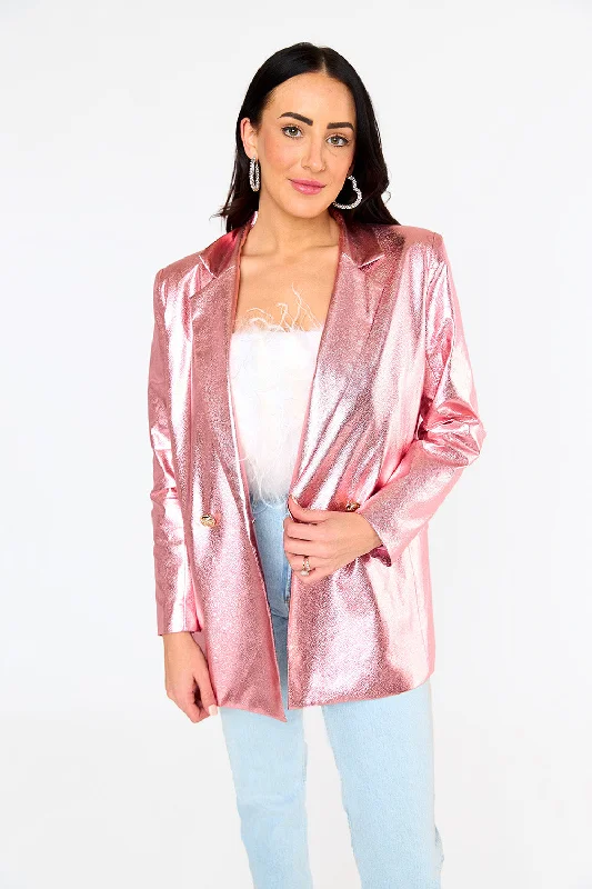 Avery Oversized Blazer - Begonia Women's Classic Blazer