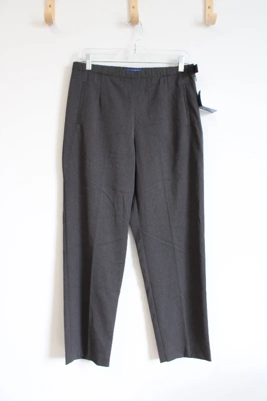 NEW J.H. Collectibles Stretch Gray Trouser Pants | 10 Petite Trousers stylish modern