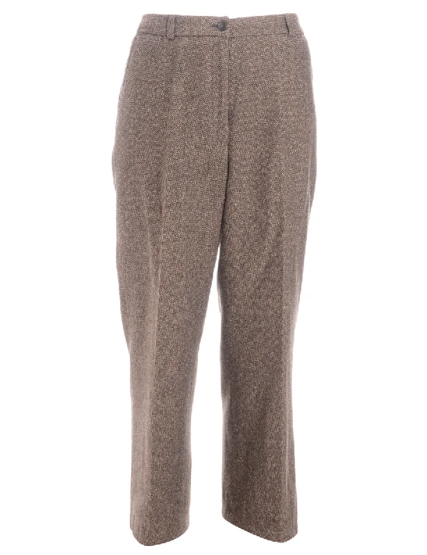 Label Cropped Dana Tapered Trousers Trousers stylish elegant