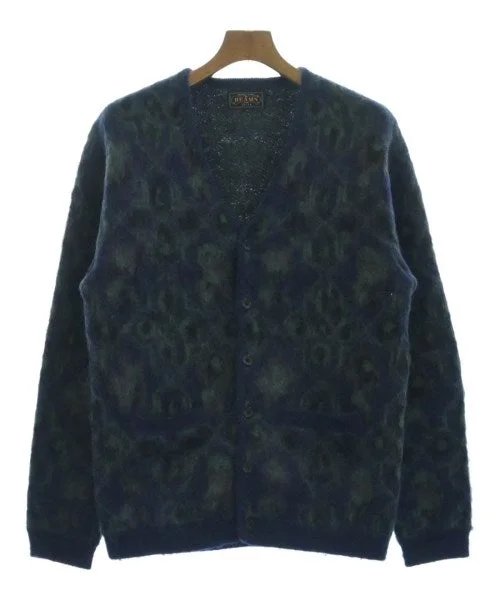 BEAMS PLUS Cardigans Beaded Cardigan Sequined Faux Fur