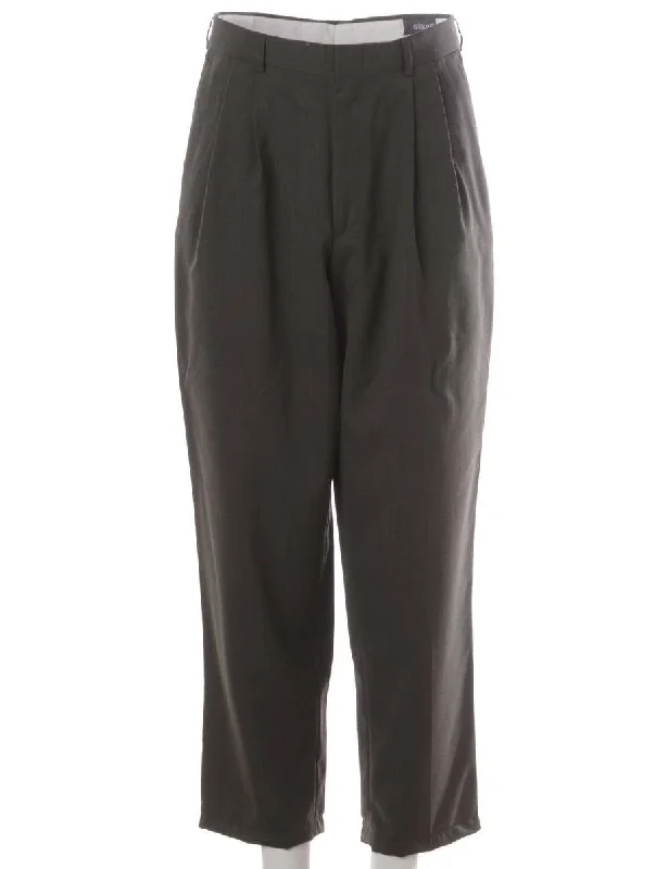 Label Cropped Lewis Smart Trousers Trousers Chinos Classic