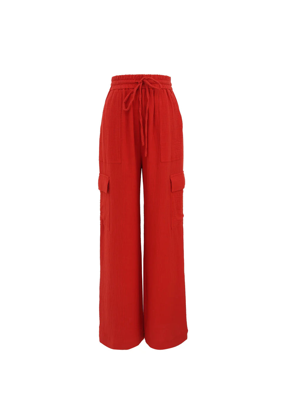 Alena Drawstring Trousers Brick Trousers Bestseller Popular