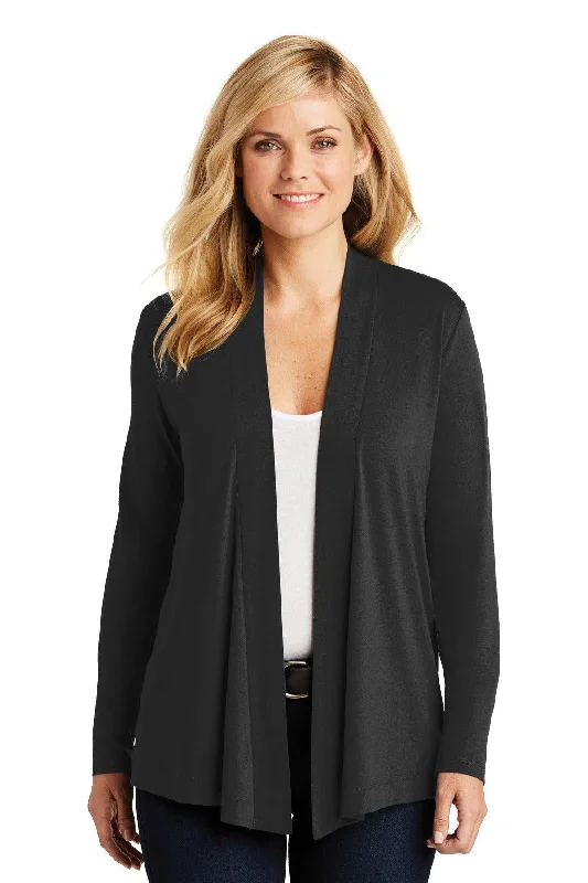 Port Authority Ladies Concept Open Cardigan. L5430 Machine Wash Dry Clean Hand Wash