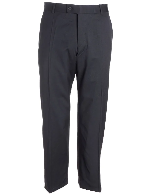 Reworked Lewis Cropped Smart Trousers - W33 Trousers versatile all-occasion