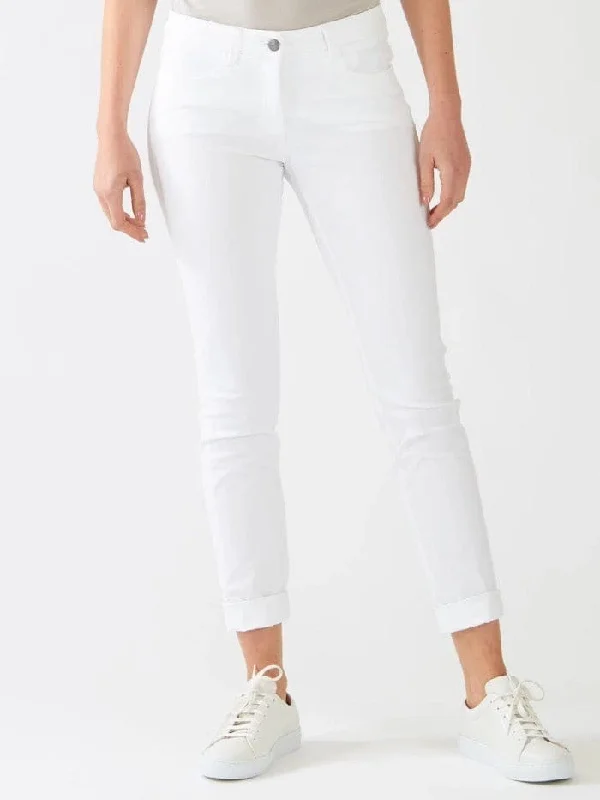 Luisa Cerano T Chino Trousers 698099/1883 White 100 Trousers Trousers Formal