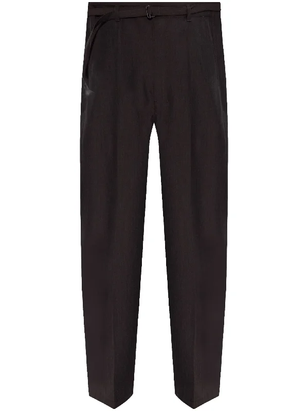 belted tailored trousers Trousers stylish elegant