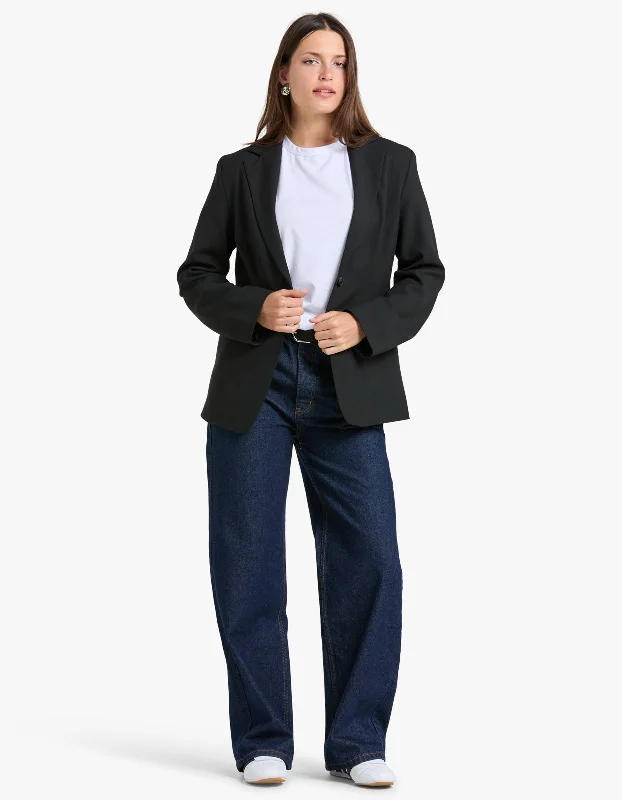 Saliza Blazer - Black Women's Premium Blazer