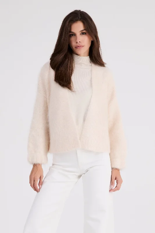 + Beryll Anita Cashmere Cropped Cardigan | Milk Button Cardigan Zip Cardigan Pullover Cardigan