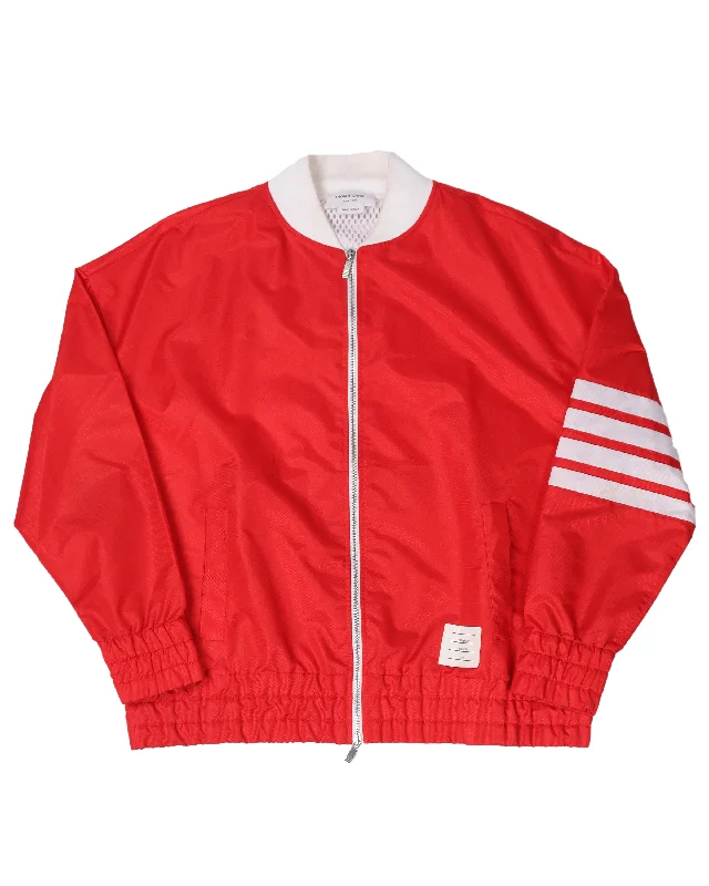 Striped Track Jacket Mesh Jacket Canvas Jacket Denim Jacket