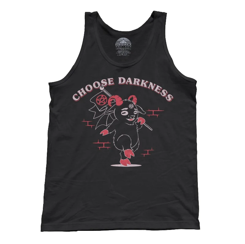 Unisex Choose Darkness Tank Top mint tank top