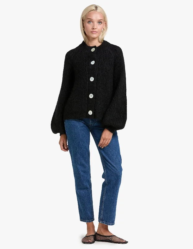 Cait Cardigan - Black Modern Contemporary chic