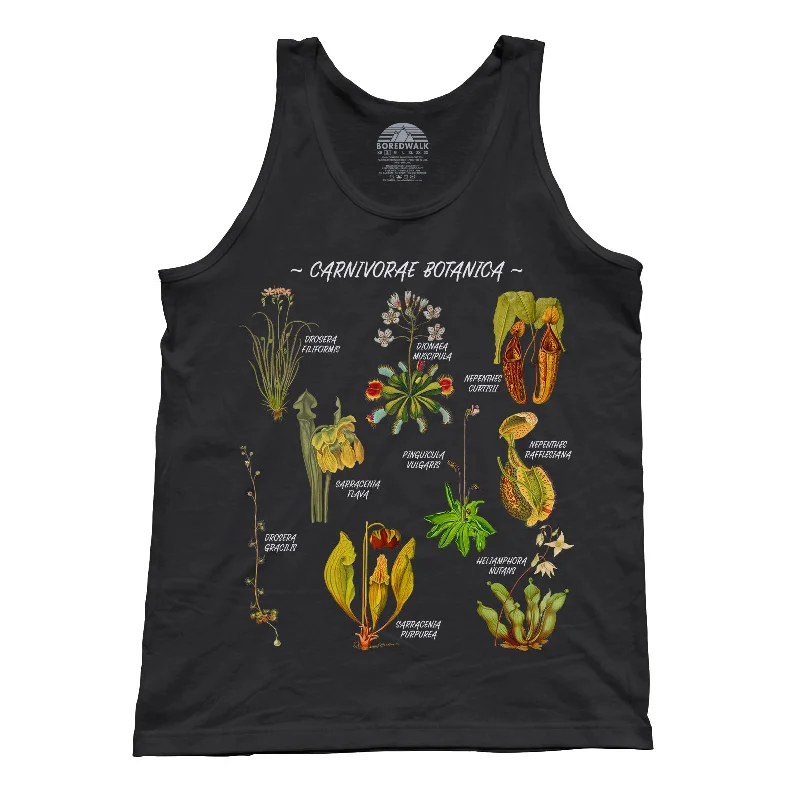 Unisex Carnivorae Botanica Carnivorous Plants Botanical Chart Tank Top casual tank top