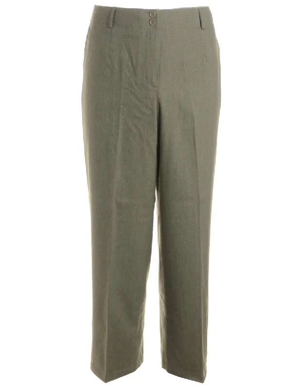 Reworked Cropped Dana Tapered Trousers - W31 Trousers Favorite Customer