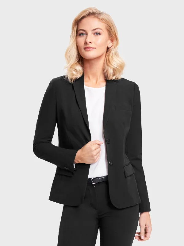 Ladies' Metro II Blazer - Black Women's High-End Blazer