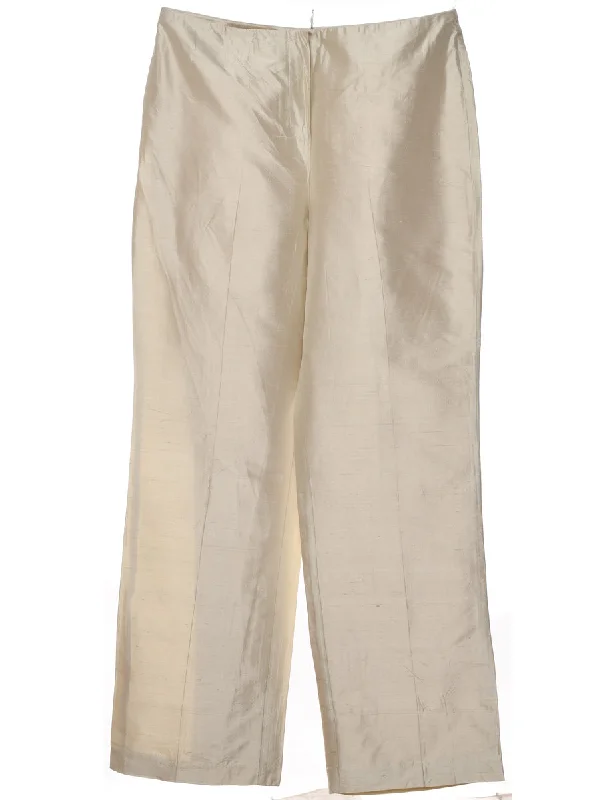 Off White Trousers - W34 L33 Trousers Running Lightweight