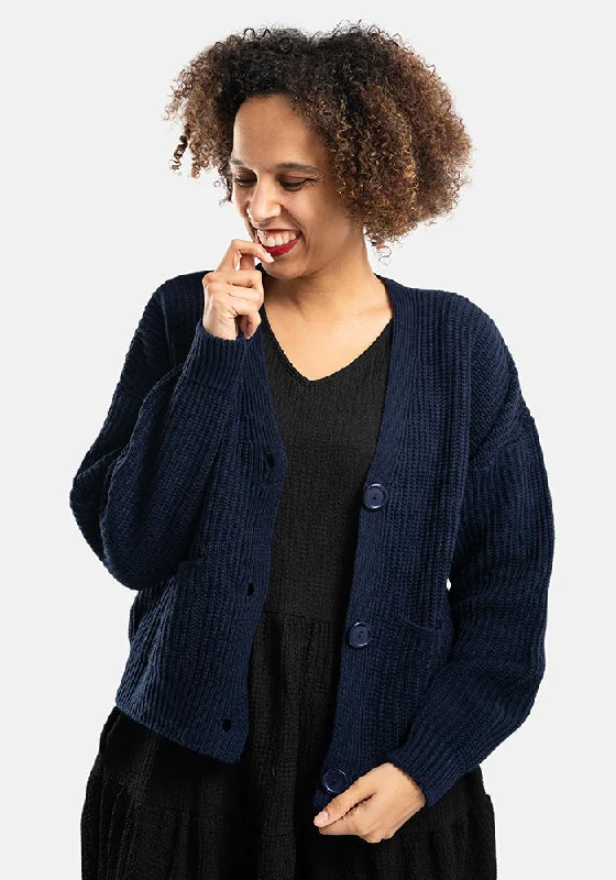 Navy Ribbed Cardigan Button Cardigan Zip Cardigan Pullover Cardigan