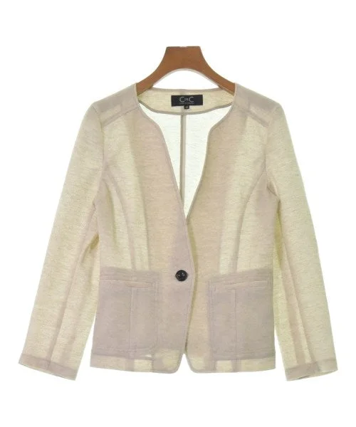 COUP DE CHANCE Collarless jackets Wool Jacket Cashmere Jacket Tweed Jacket