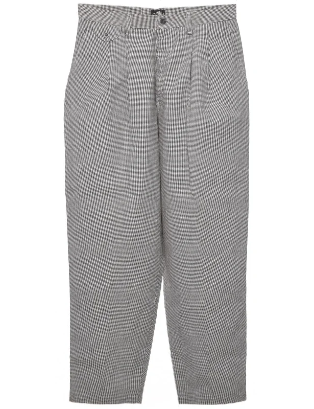 Lee Dogtooth Trousers - W32 L30 Trousers Designer Luxury