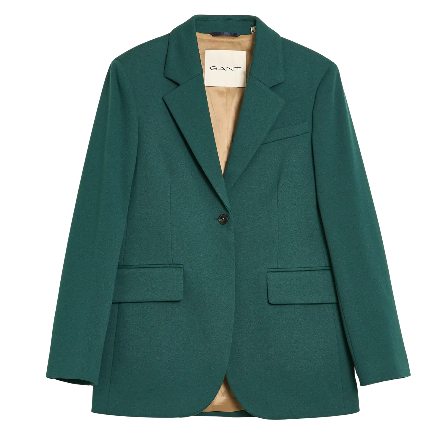 GANT Regular Fit Jersey Blazer Linen Women's Suit