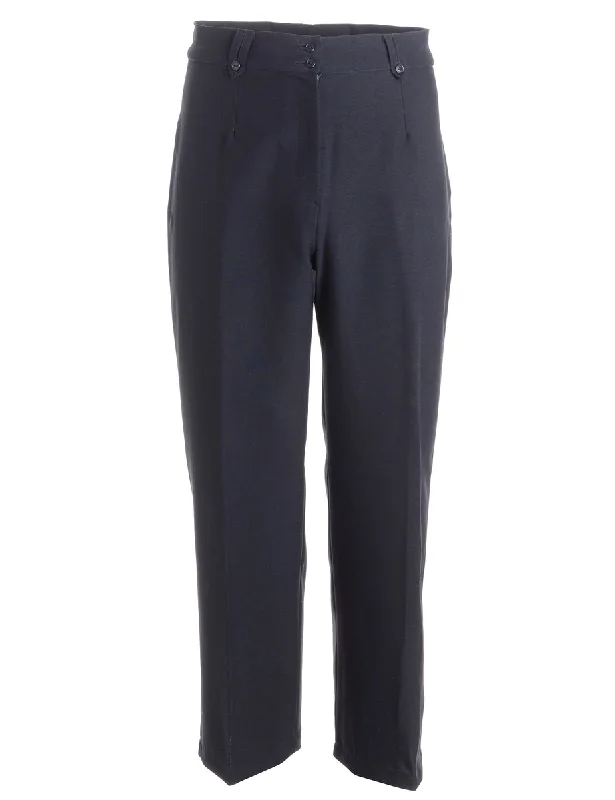 Reworked Cropped Dana Tapered Trousers - W28 Trousers Recommended Stylist