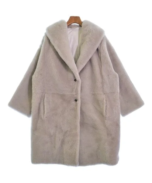 EMMETI Sheepskin coats Hooded Caped Scarf