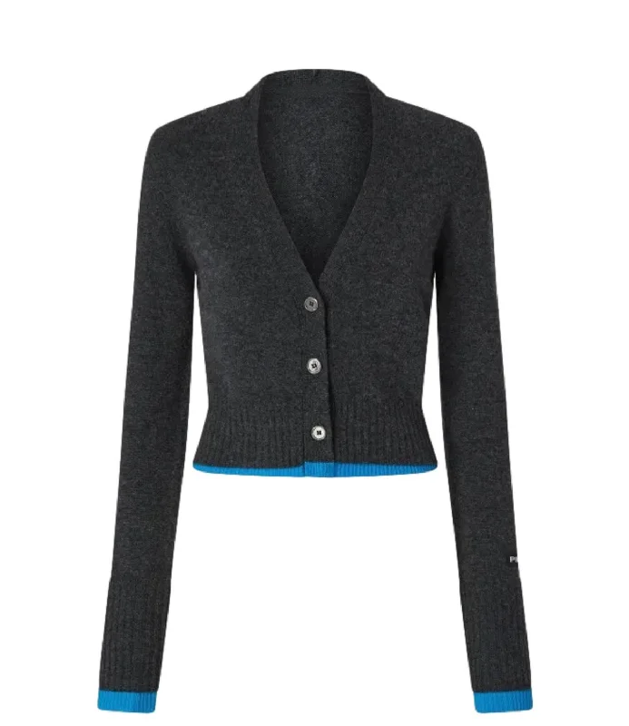 Chausie Cardigan donna Velvet Chenille Corduroy