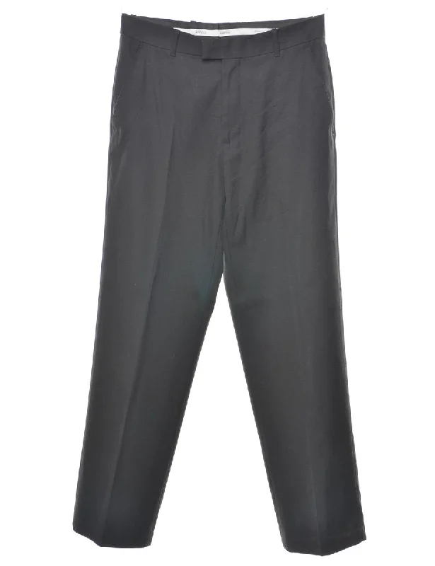 Perry Ellis Black Classic Suit Trousers - W30 L29 Trousers Favorite Customer