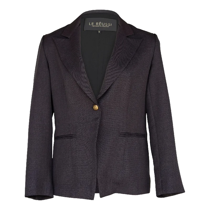 Luxe Charcoal Blazer Women's Classic Blazer