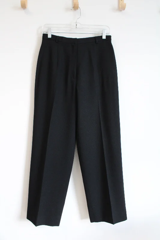 Talbots Vintage Black Wool Trouser Pants | 8 Trousers practical durable