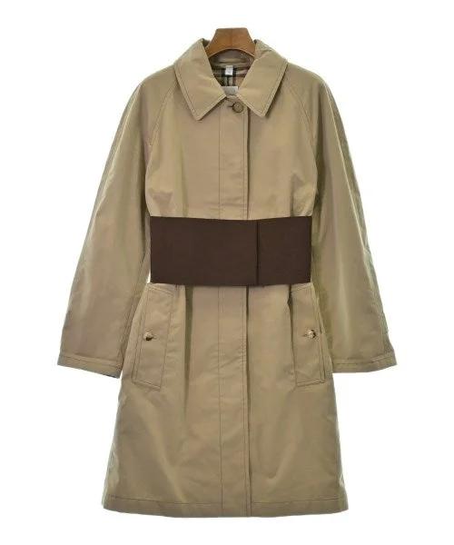 BURBERRY Soutien collar coats Asymmetrical Diagonal princess