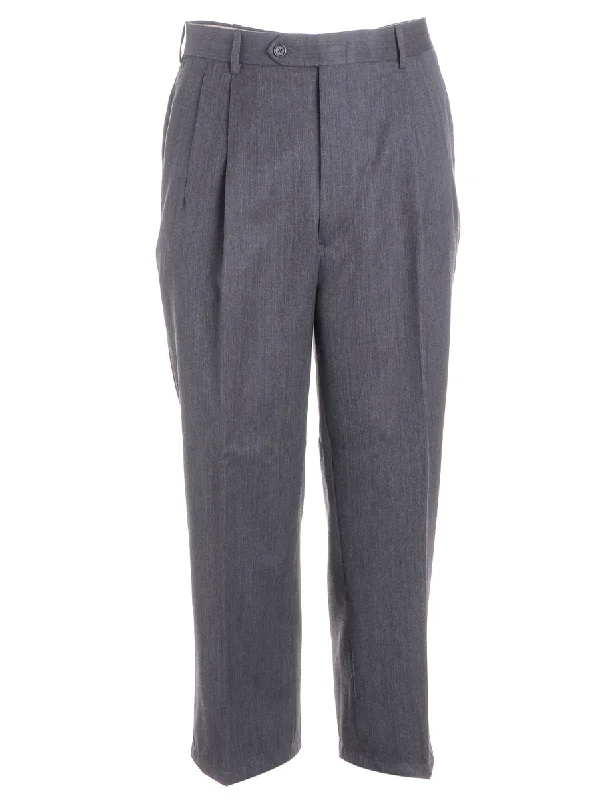 Label Lewis Cropped Smart Trousers Trousers practical easy-care