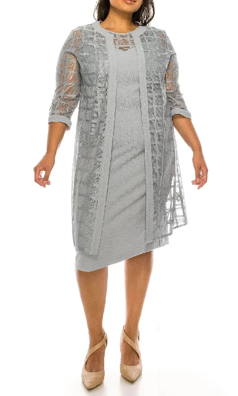 Maya Brooke 26367 - Jewel Neck Lace Jacket Formal Dress Fitted Jacket Loose Jacket Oversized Jacket