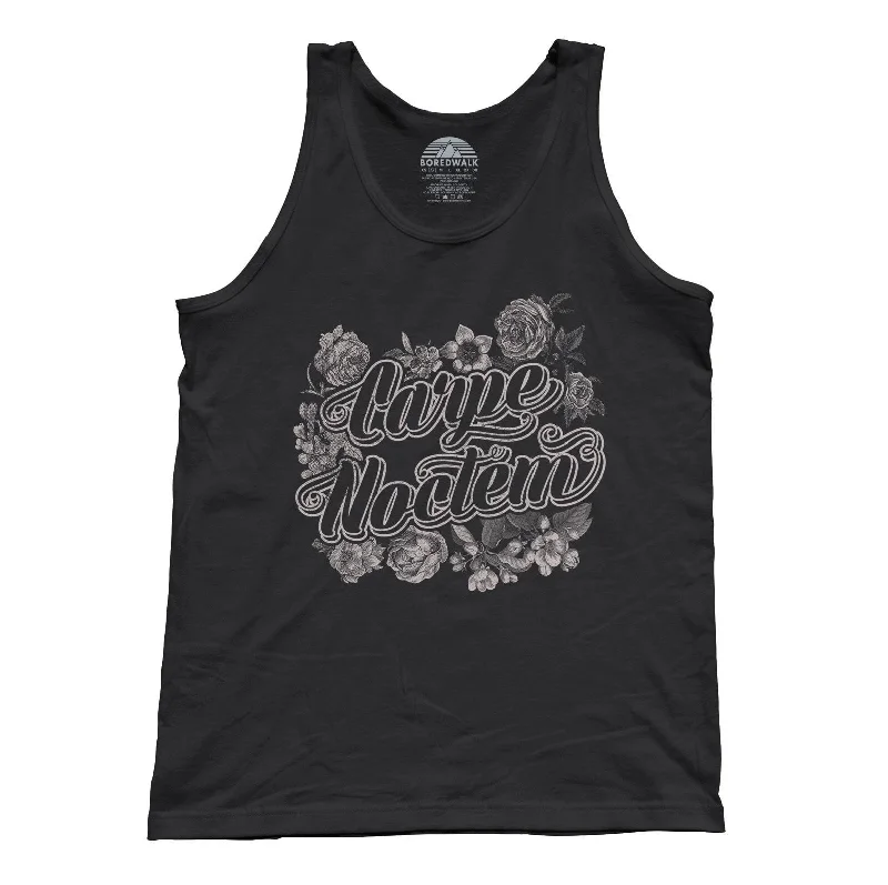 Unisex Carpe Noctem Tank Top - Goth Soft Grunge Boho Vampire Seize the Night lavender tank top