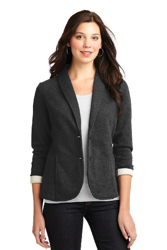 Port Authority Ladies Fleece Blazer. L298 Women's Print Jacket