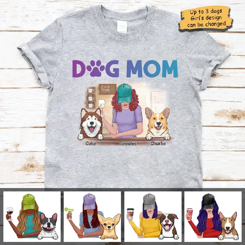 Dog Mom - Gift For Dog Lovers - Personalized Unisex T-Shirt