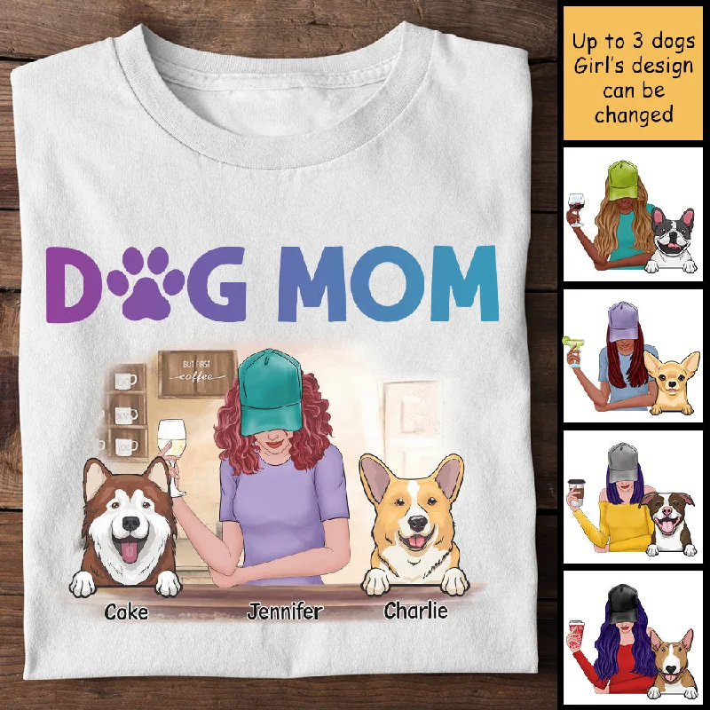 Dog Mom - Gift For Dog Lovers - Personalized Unisex T-Shirt