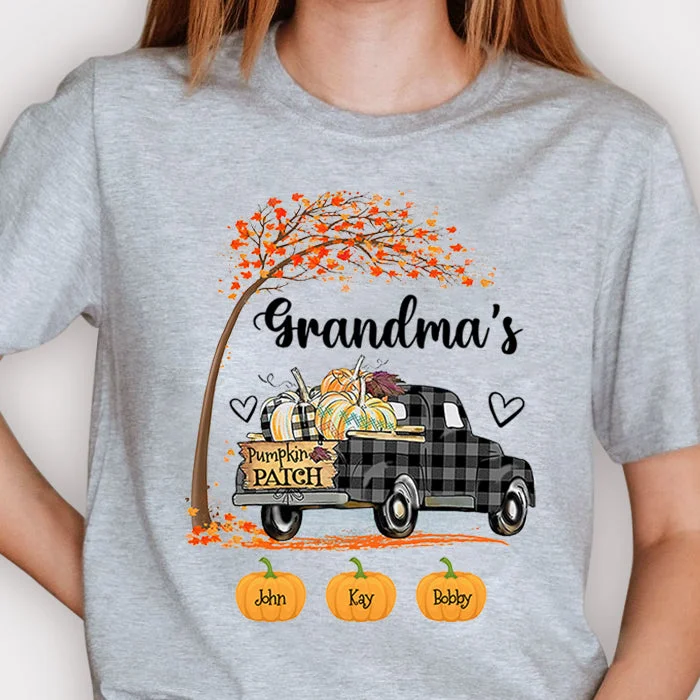 Grandma's Pumpkin Patch - Personalized Unisex T-Shirt