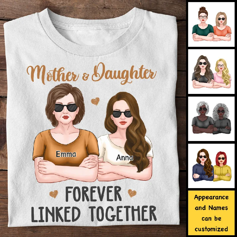 Happiness Is Mother And Daughter Time - Gift For Mom, Personalized Unisex T-shirt, Hoodie