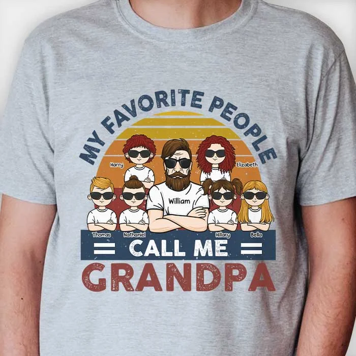 I'm Their Grandpa - Personalized Unisex T-shirt, Hoodie - Gift For Dad, Grandpa