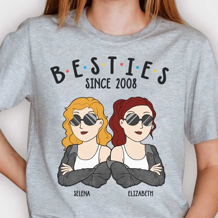 We Are Besties - Personalized Unisex T-shirt, Hoodie - Gift For Bestie